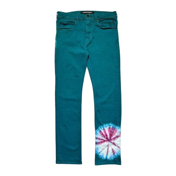 Dyed paint blotch denim - Picture 1 of 4